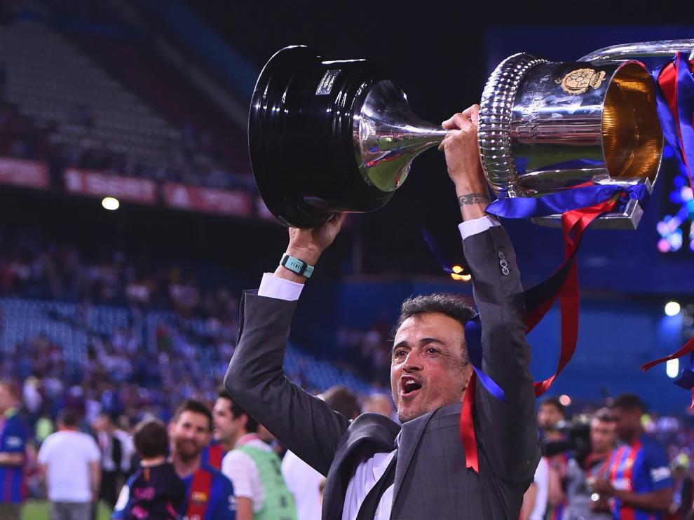Final de la Copa del Rey entre el Barcelona y el Alavés