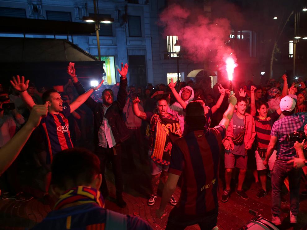 Final de la Copa del Rey entre el Barcelona y el Alavés