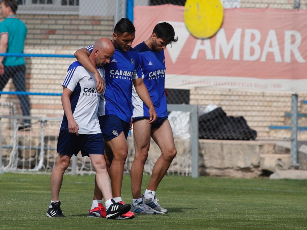 Entrenamiento del Real Zaragoza