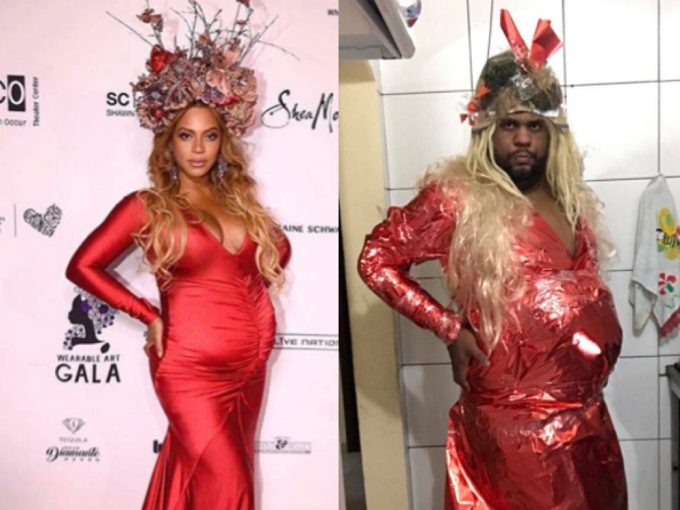 Un bloguero recrea los looks de las famosas con desechos