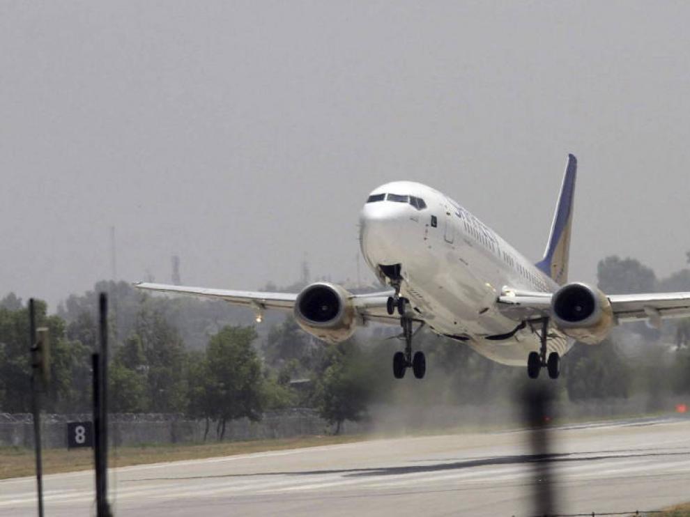 Un avión de la compañía Pakistán International Airlines.