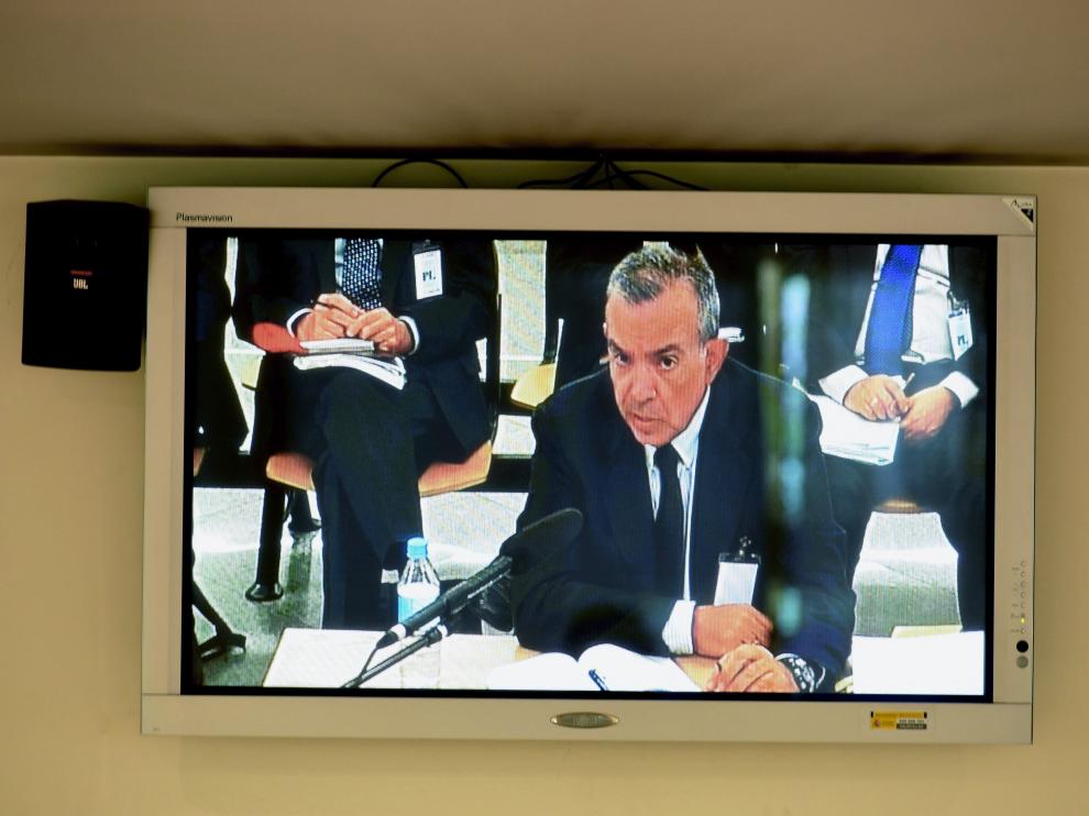 Roberto López durante el juicio.