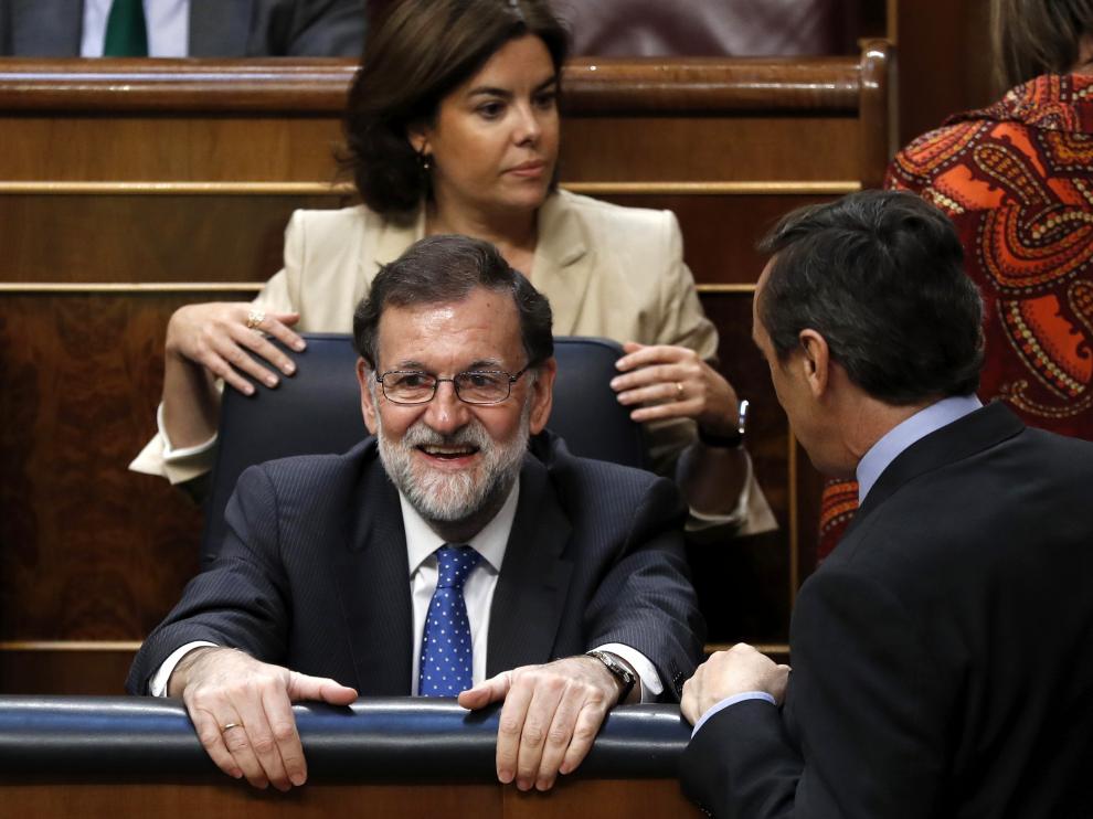 Rajoy en el Congreso este miércoles.