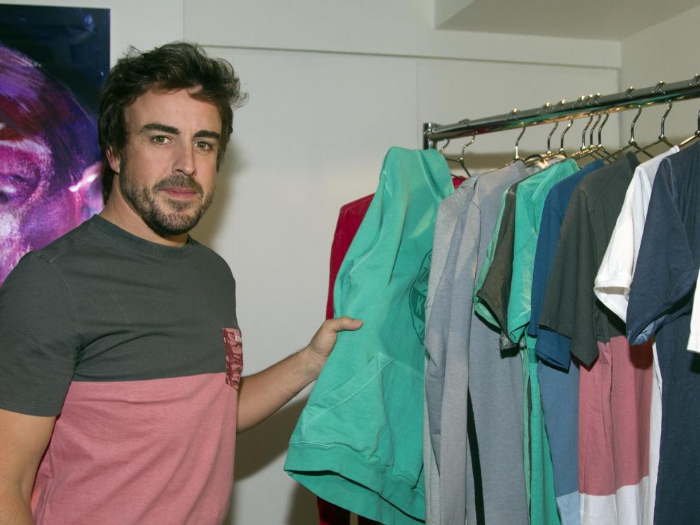 Fernando Alonso en Nueva York.