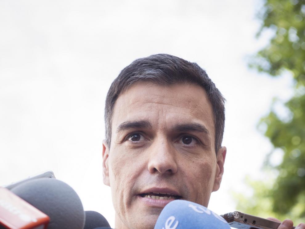 Pedro Sánchez este jueves.