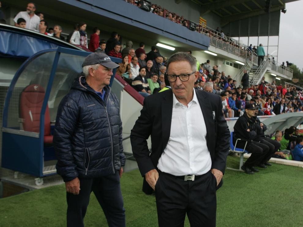 Anquela, en el partido frente la Numancia