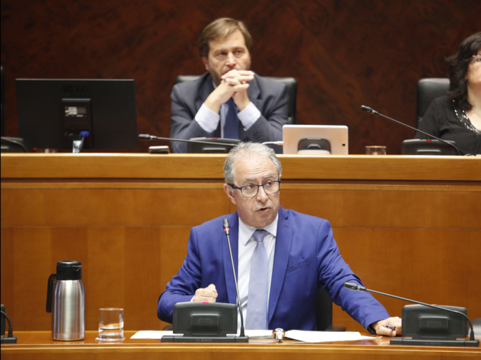 Fernando Gimeno en una comparecencia en la Comisión de Hacienda y Administración Pública de las Cortes.