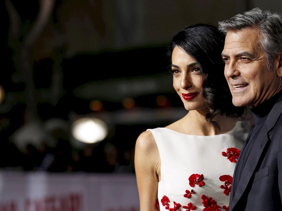 George y Amal Clooney