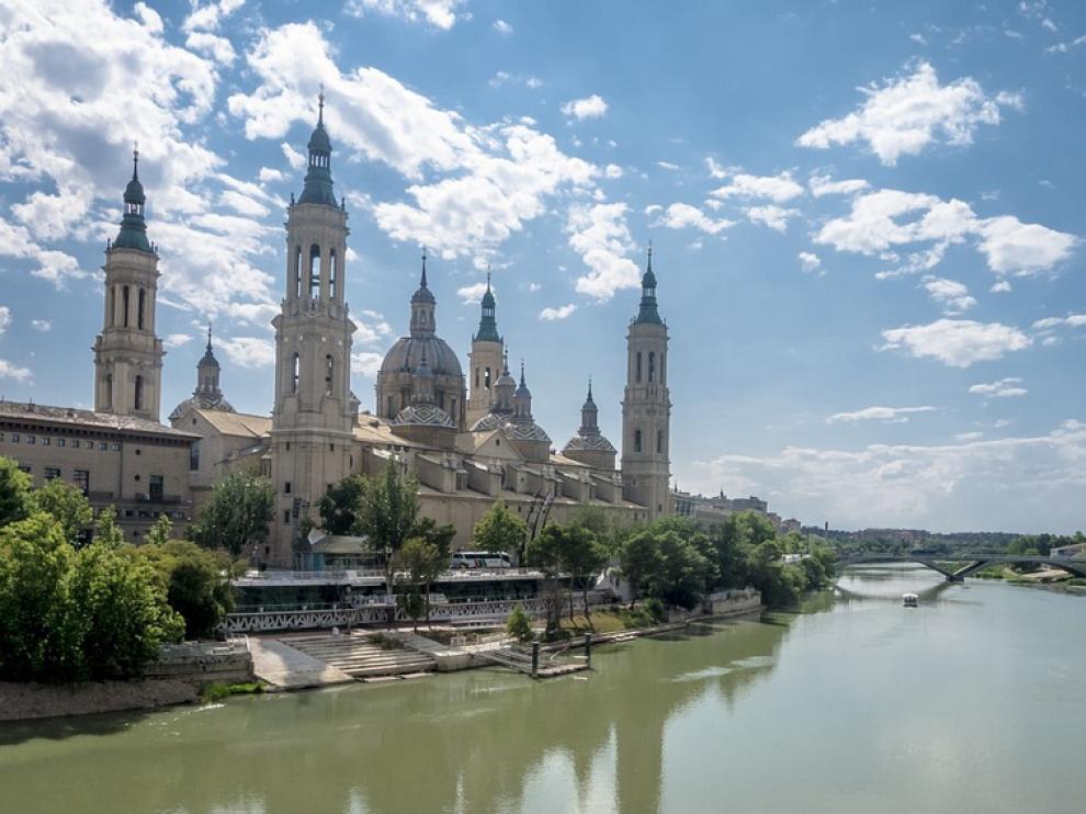 La Basílica del Pilar de Zaragoza.