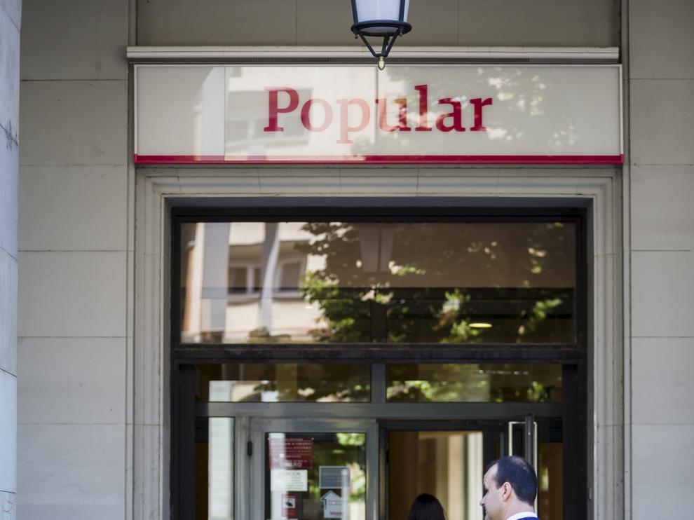 Banco Popular en el Paseo de la Independencia.