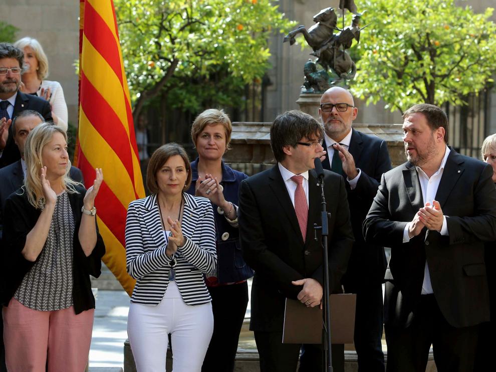 Puigdemont ha anunciado este viernes que los catalanes votarán el referéndum el 1 de octubre.