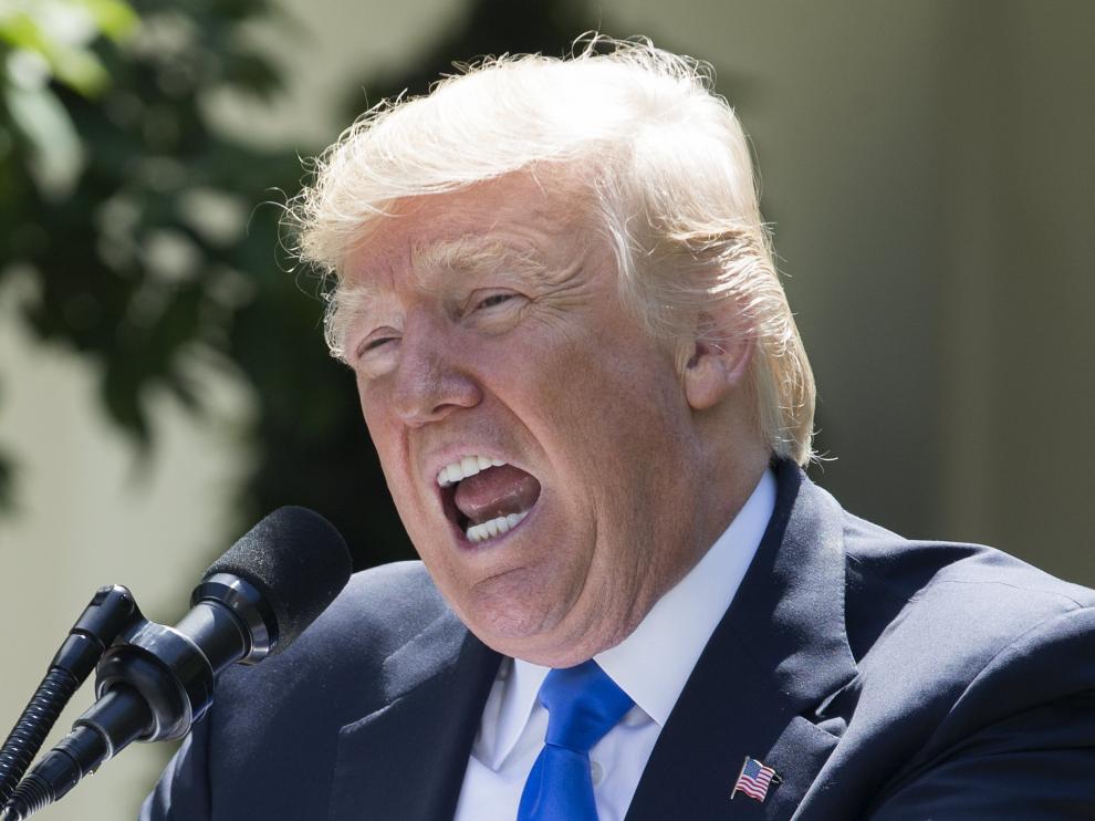 Trump este viernes ante la Casa Blanca
