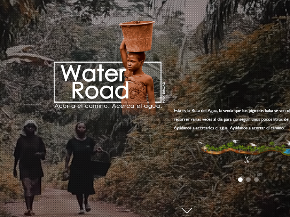 El proyecto 'Water Roads' desarrollado por la ONGD Zerca y Lejos propone comprar por 1 euro un trozo del camino para