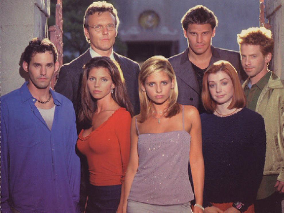 El reparto de 'Buffy, cazavampiros'.