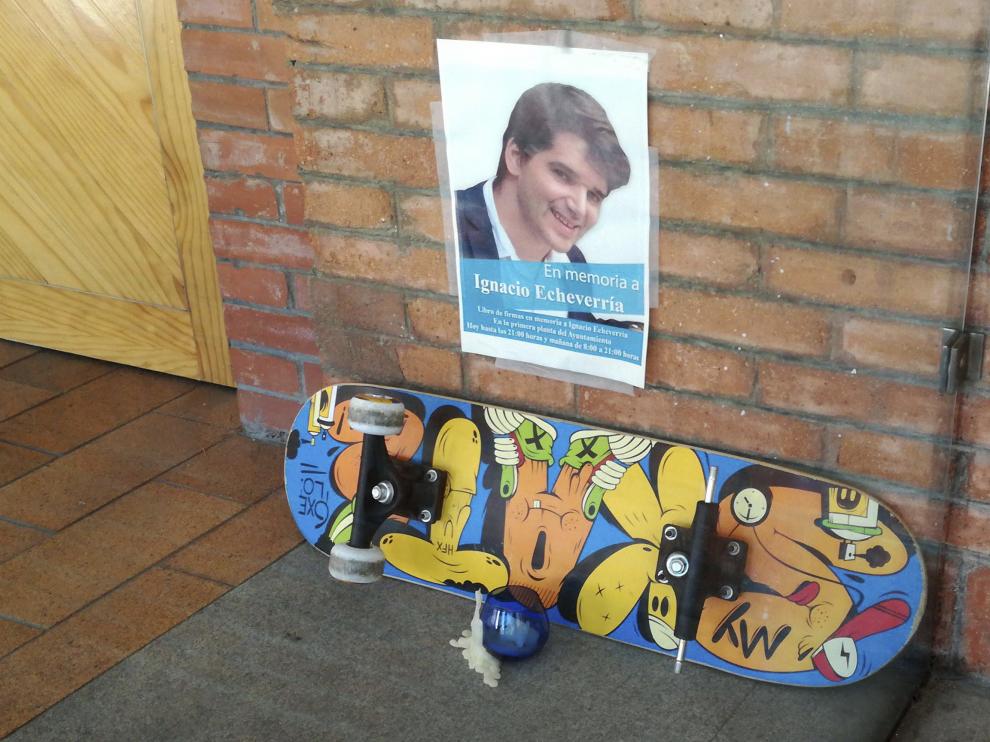 Homenaje a Ignacio Echeverría en Las Rozas.