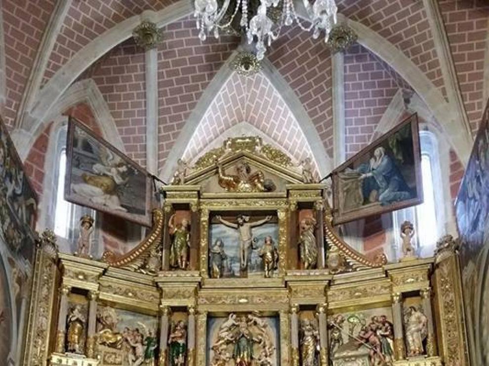 Imagen del retablo restaurado.