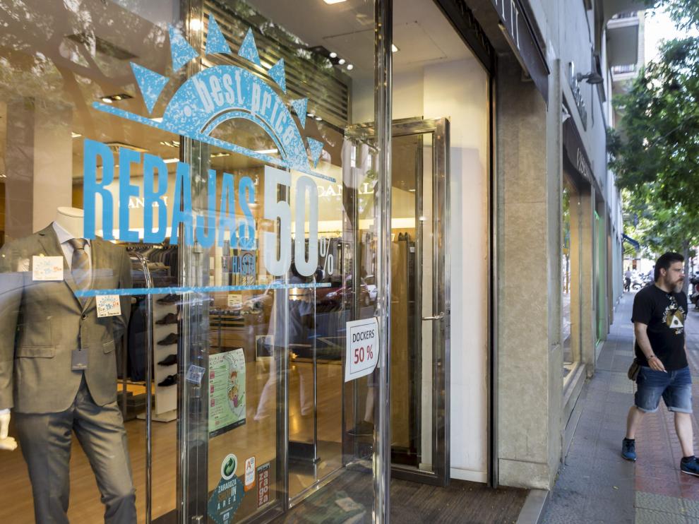 Rebajas adelantadas en Zaragoza