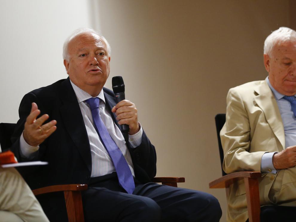 Moratinos y García-Margallo, este lunes.