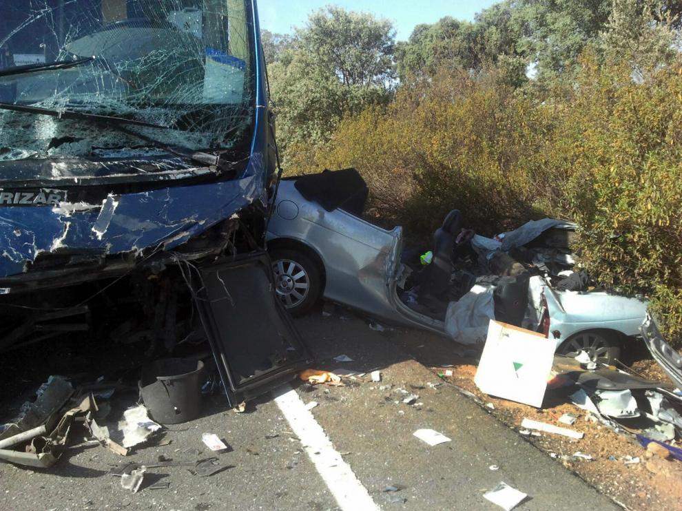 Accidente ocurrido este fin de semana en Ciudad Real