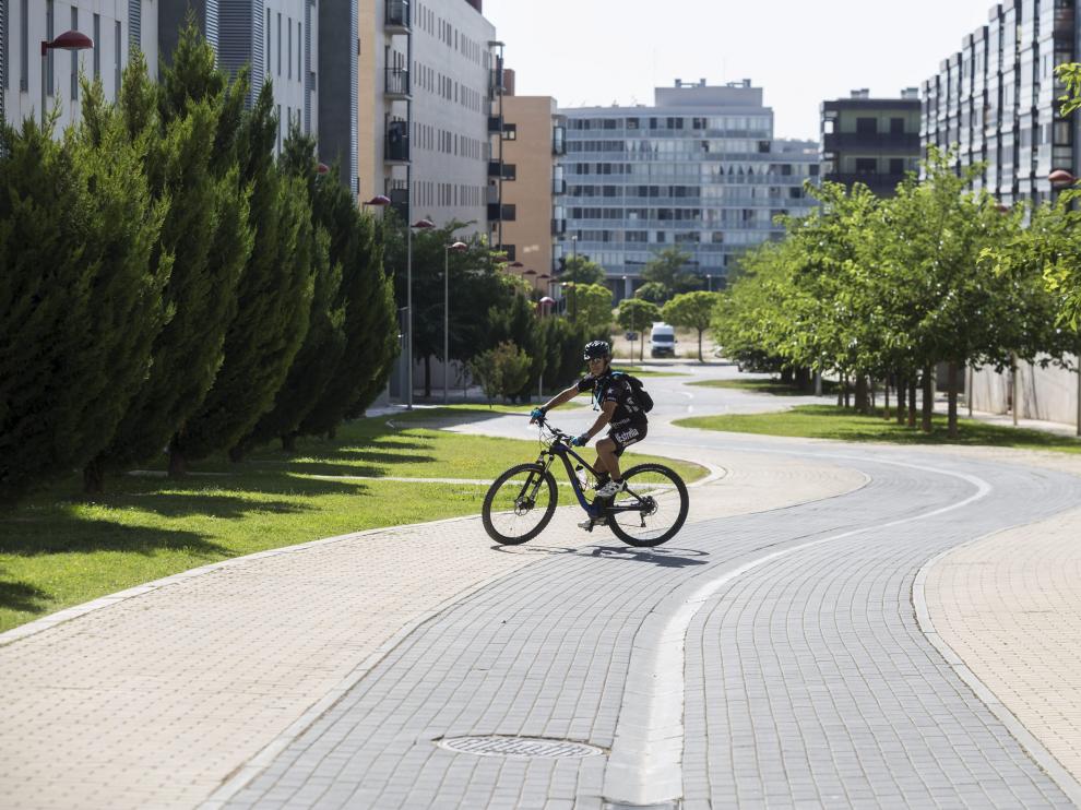 Calor en Zaragoza.