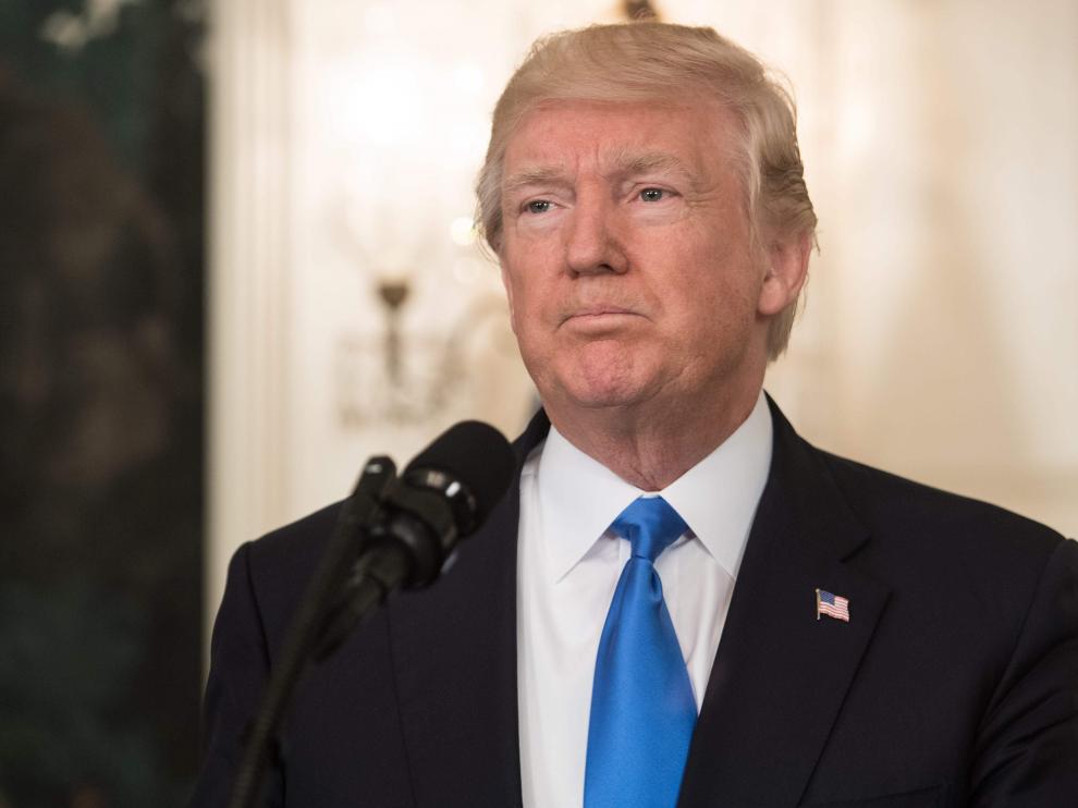 El presidente de EE. UU., Donald Trump.