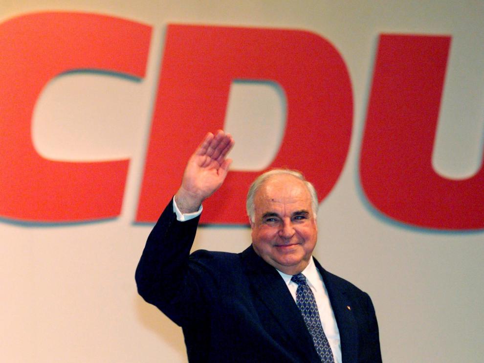 El excanciller alemán Helmut Kohl.