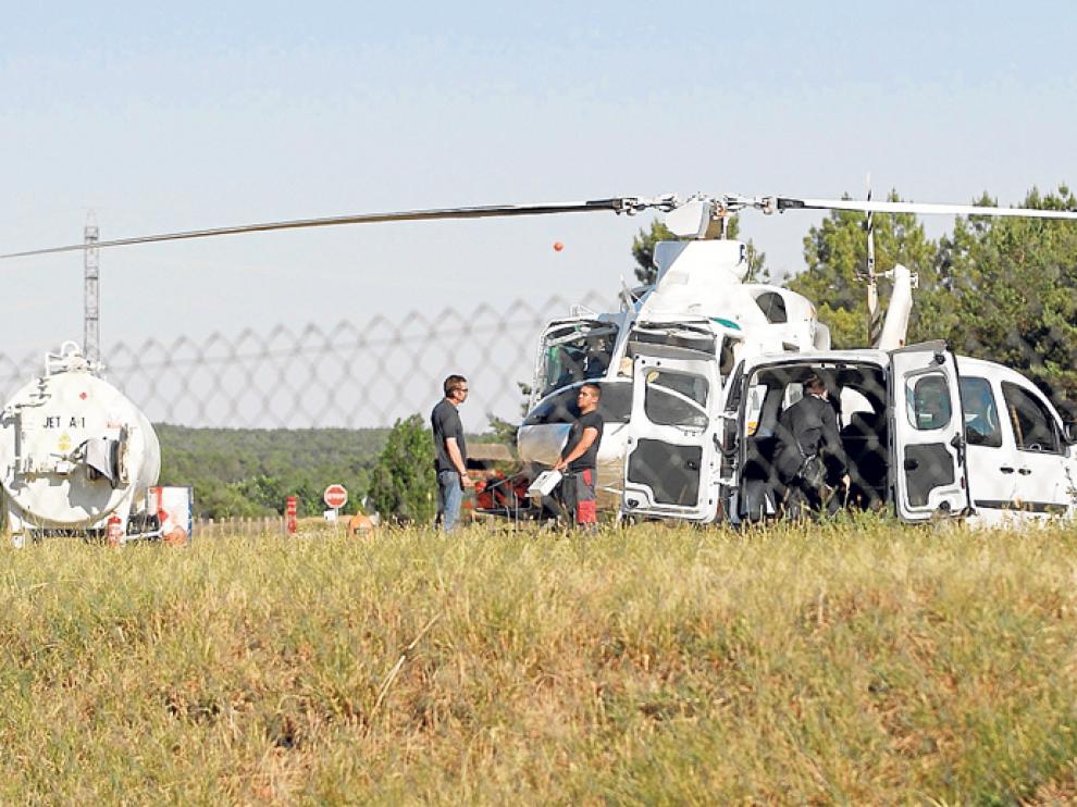 Los medios aéreos de las BRIF, en julio del pasado año