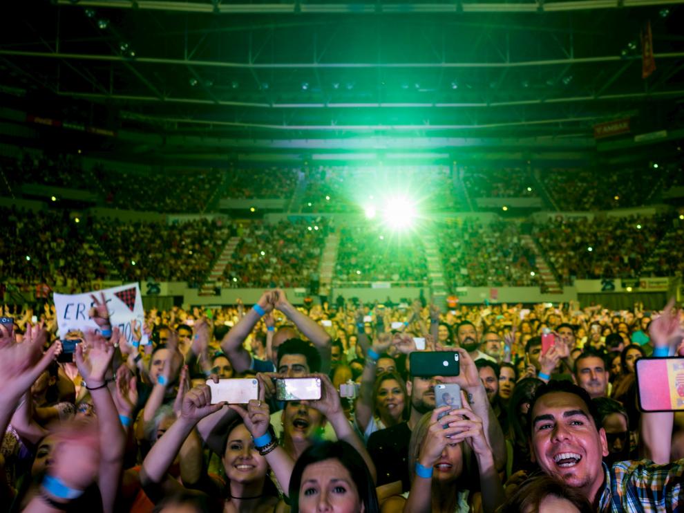 Foto de archivo del último concierto de Bisbal en Zaragoza.
