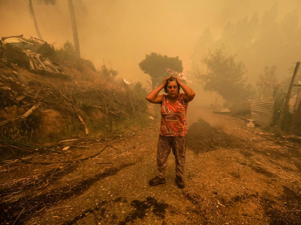 Trágico incendio forestal en Portugal