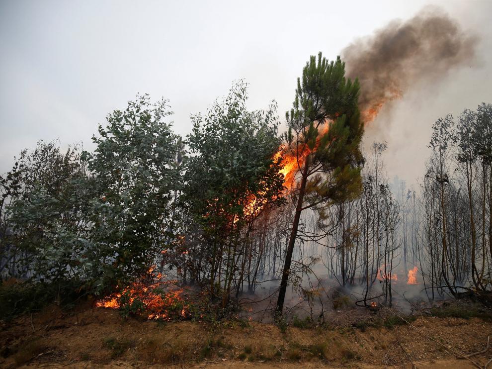 Incendio en Portugal.