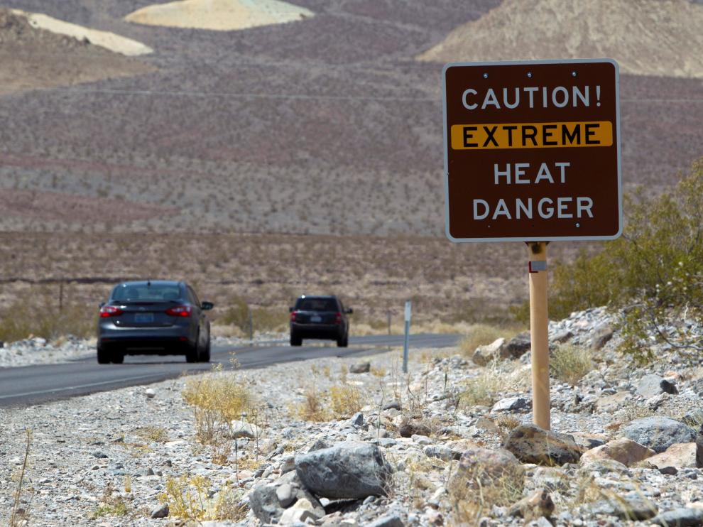 En el californiano valle de la Muerte se están registrando ya temperaturas de 53ºC.