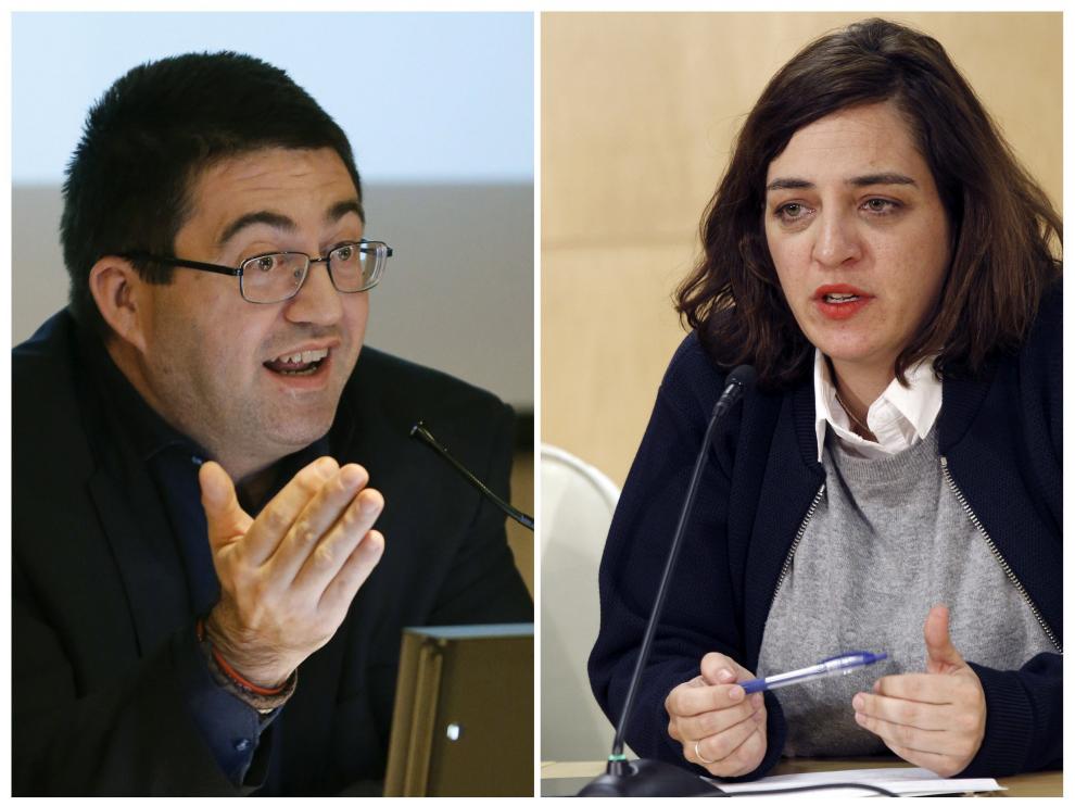 Los concejales del Ayuntamiento de Madrid Carlos Sánchez Mato y Celia Mayer.