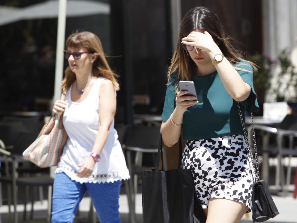 Ola de calor en Zaragoza