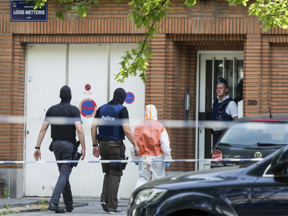 La policía belga registró su domicilio.