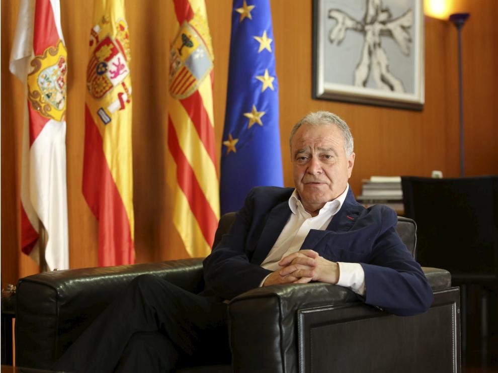 Miguel García, presidente de la Diputación Provincial de Huesca.
