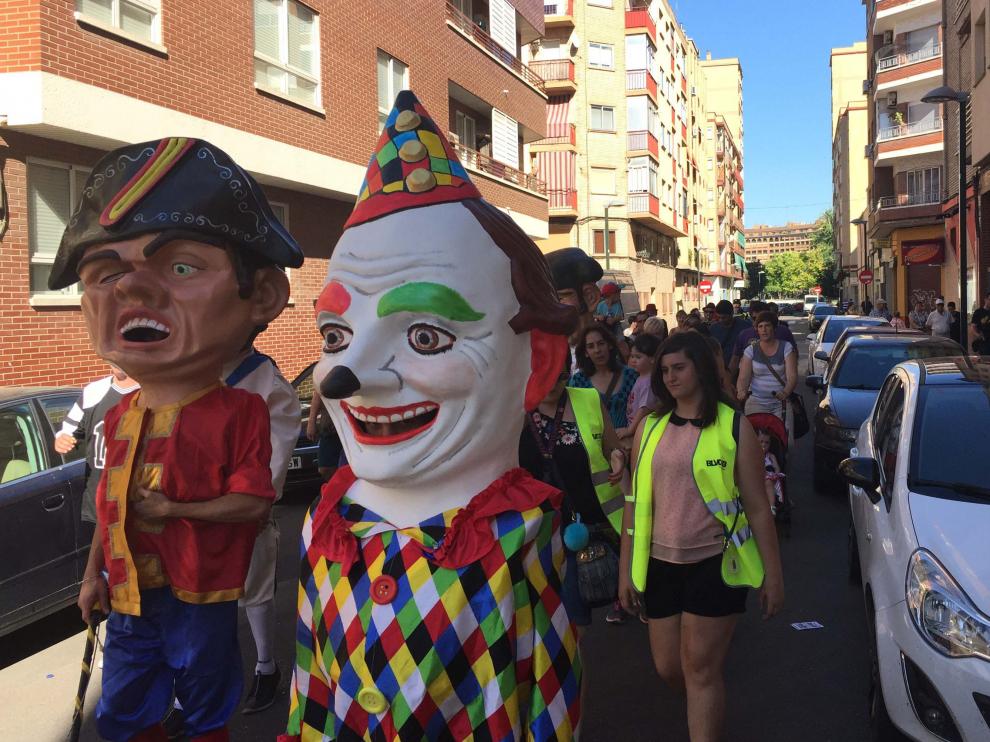 Pasacalles el pasado sábado en La Almozara