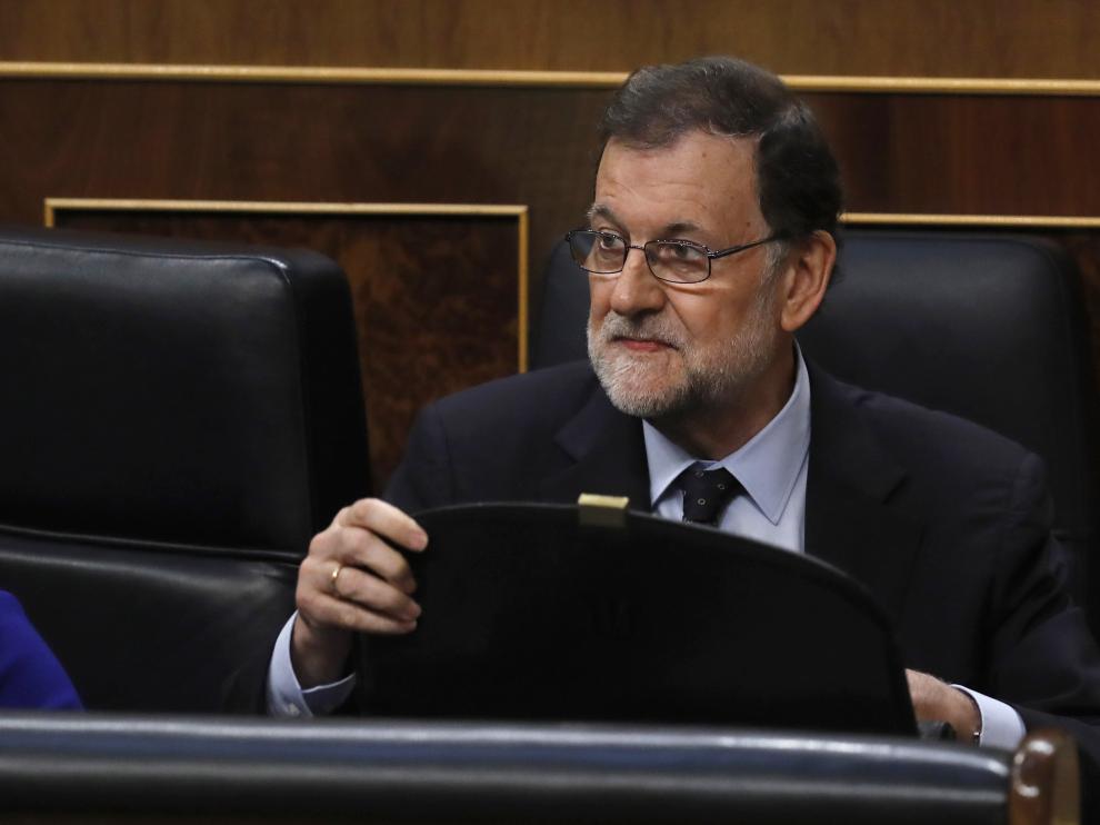 Mariano Rajoy este miércoles en el Congreso de los Diputados.