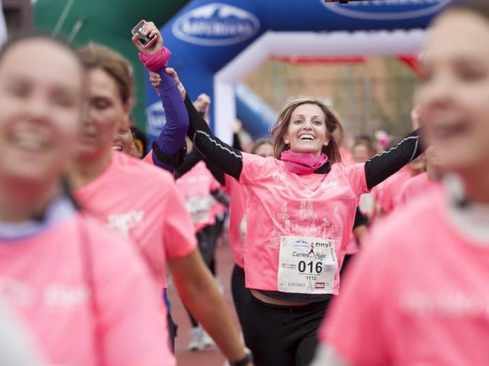 Carrera de la mujer de Zaragoza.