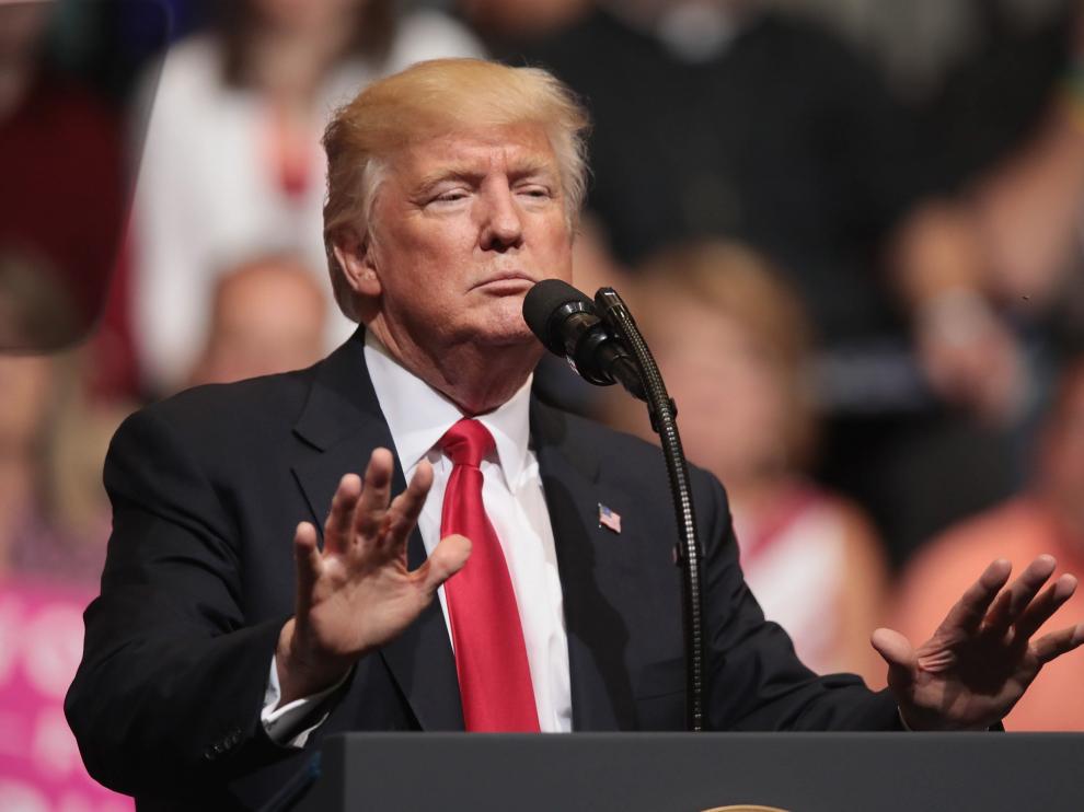 El presidente de EE. UU., Donald Trump.
