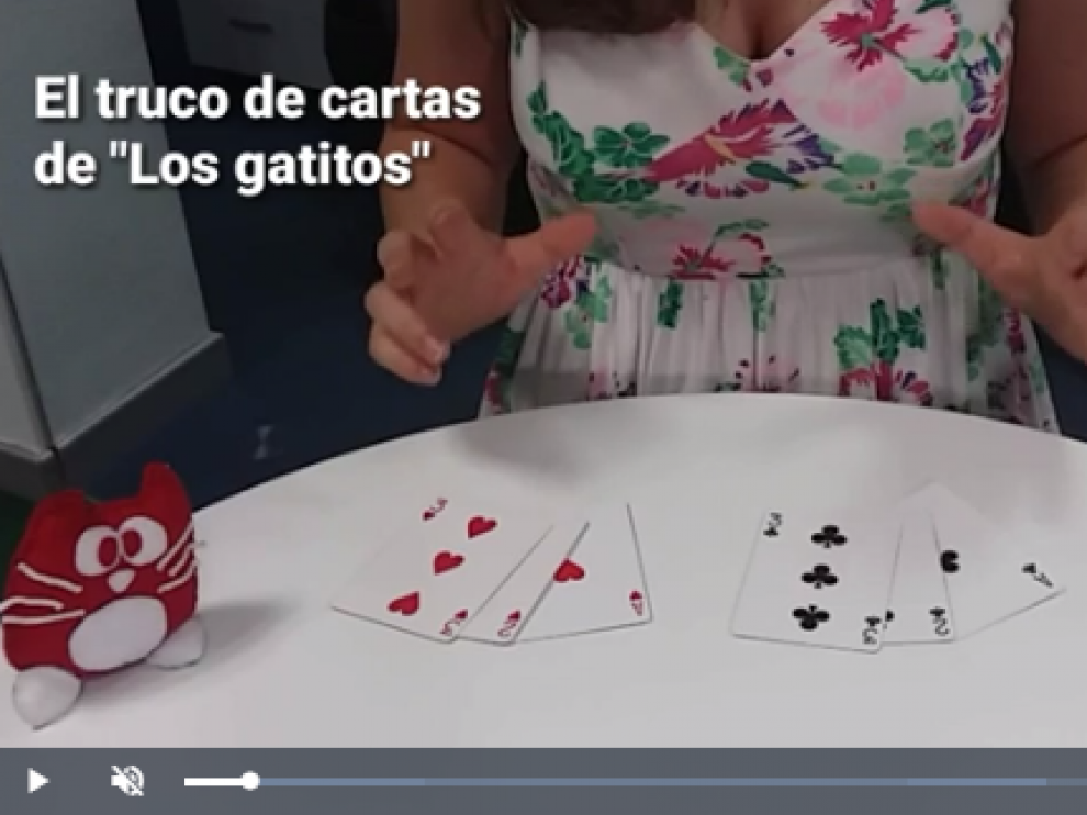 Magia con Beatriz Palacio: el truco de 'los gatitos'