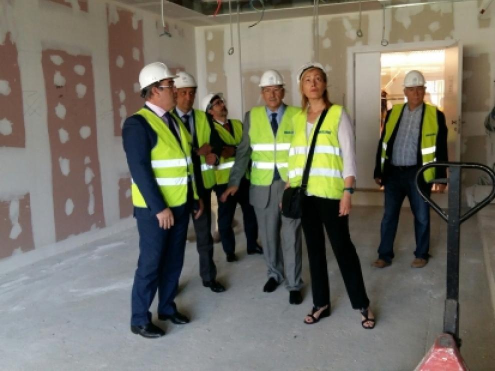 Marta Gastón visita las instalaciones de la Expo.