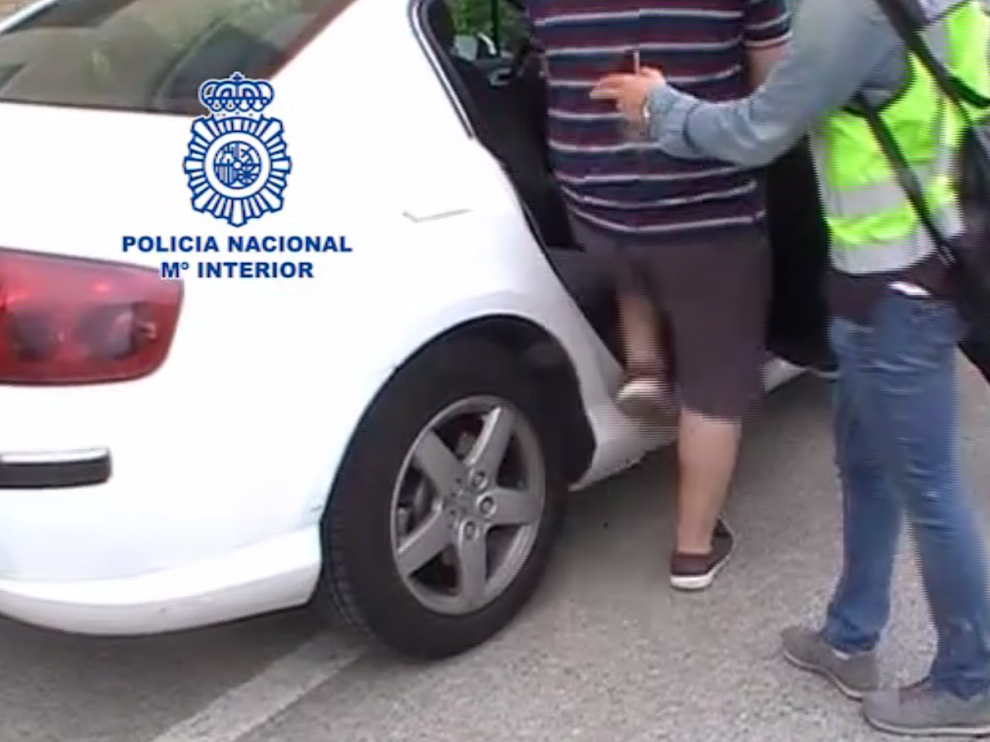 Operación policial contra el tráfico de drogas en Aragón y Navarra.