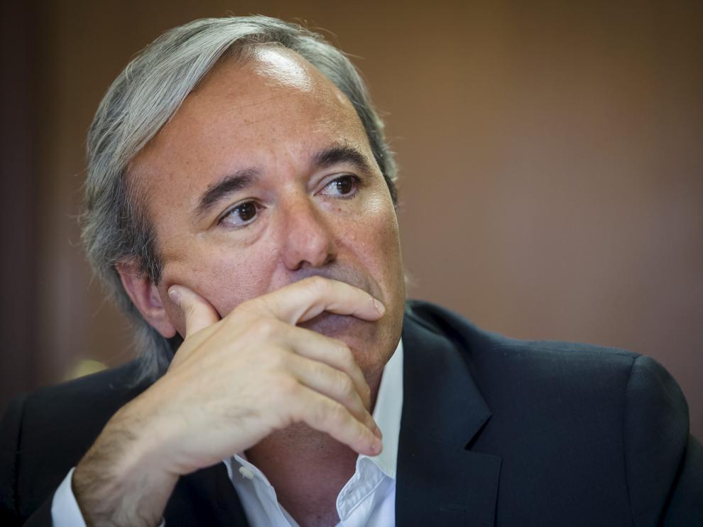 Jorge Azcón, portavoz del PP en el Ayuntamiento de Zaragoza