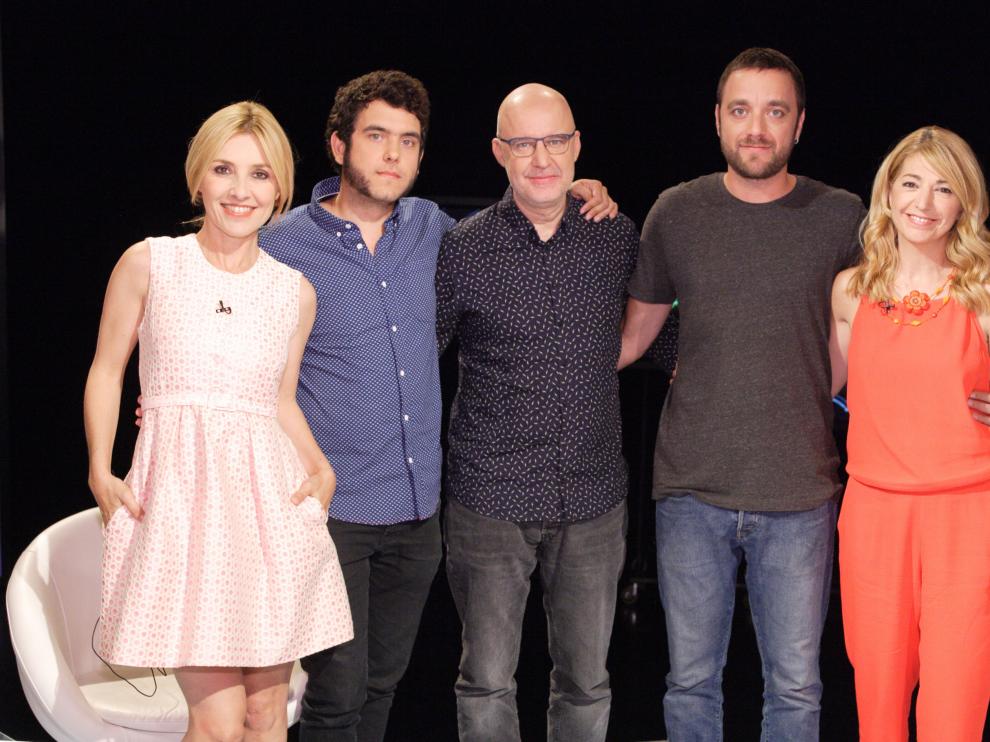 Cayetana Guillén Cuervo, el aragonés Javier Macipe, Juanjo Giménez, David González e Inés París.