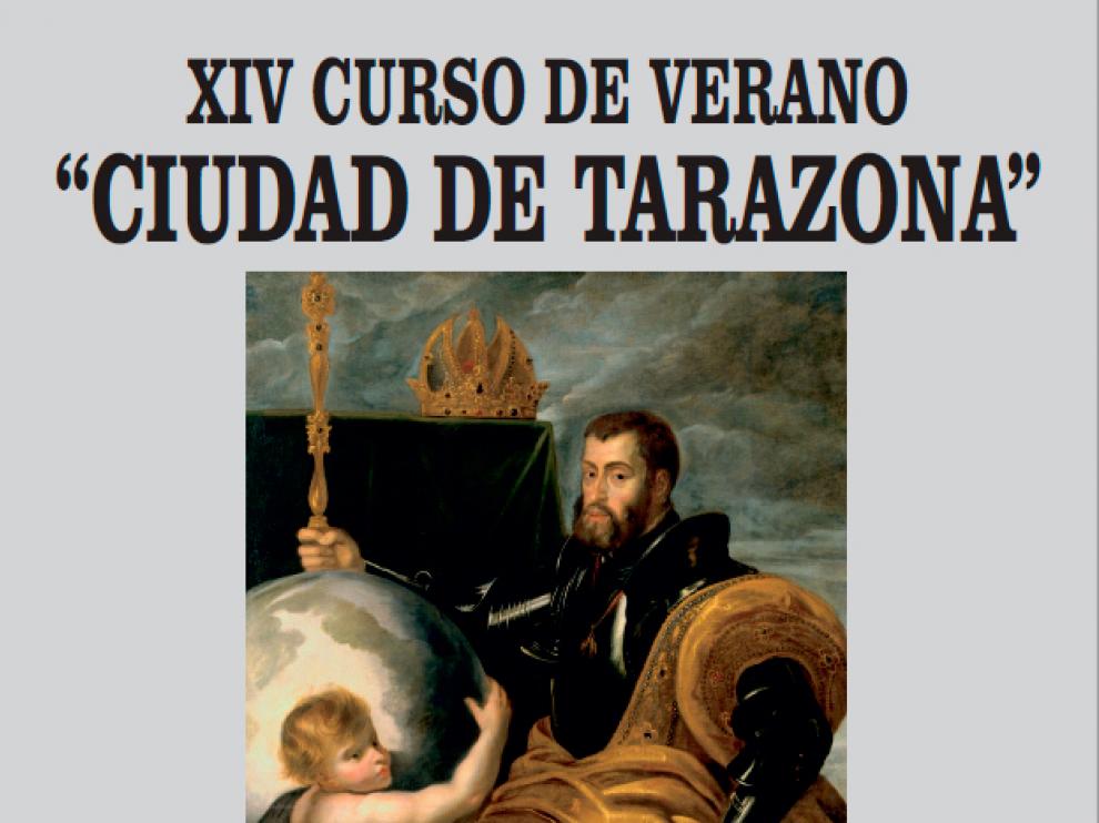 Cartel del curso 'Ciudad de Tarazona'.