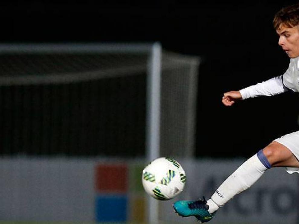 Aléix Febas es la gran apuesta de Lalo Arantegui para reforzar el centro del campo del Real Zaragoza.