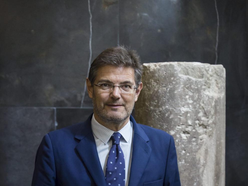 Rafael Catalá, tras la entrevista concedida a HERALDO, ayer.