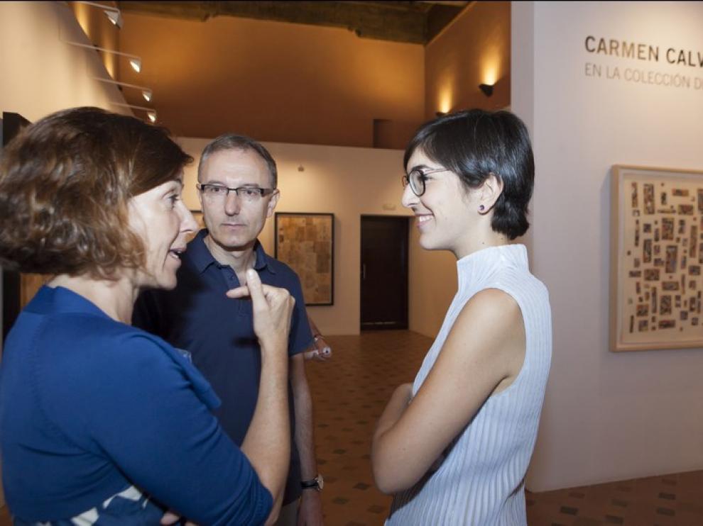 Presentación de la exposición en la Aljafería.