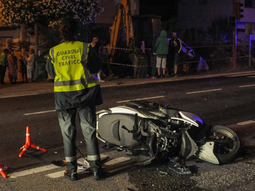 Muere un motorista en Vilagarcía de Arousa, en Pontevedra.