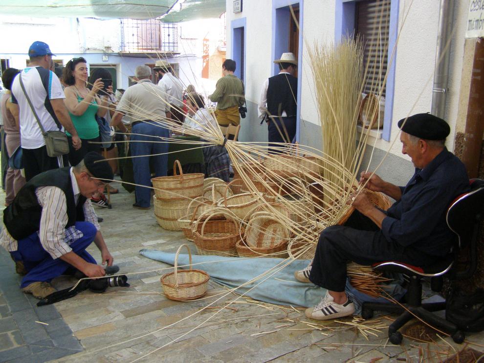 Imagen de la feria de los oficios perdidos en Litúenigo del año pasado